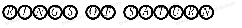 Rings of saturn字体转换